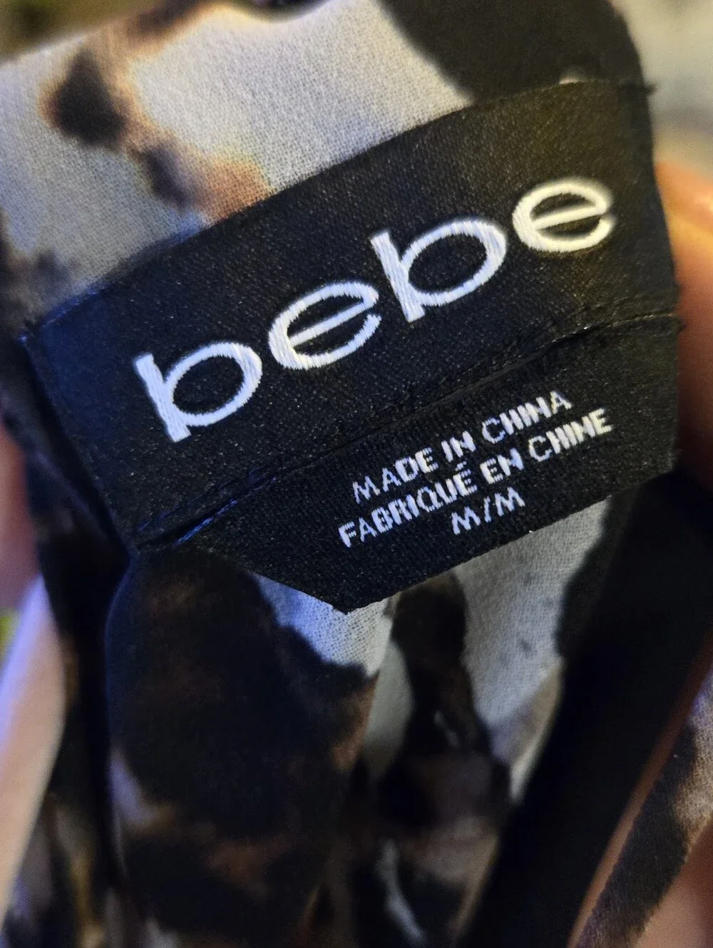 bebe bold leopard